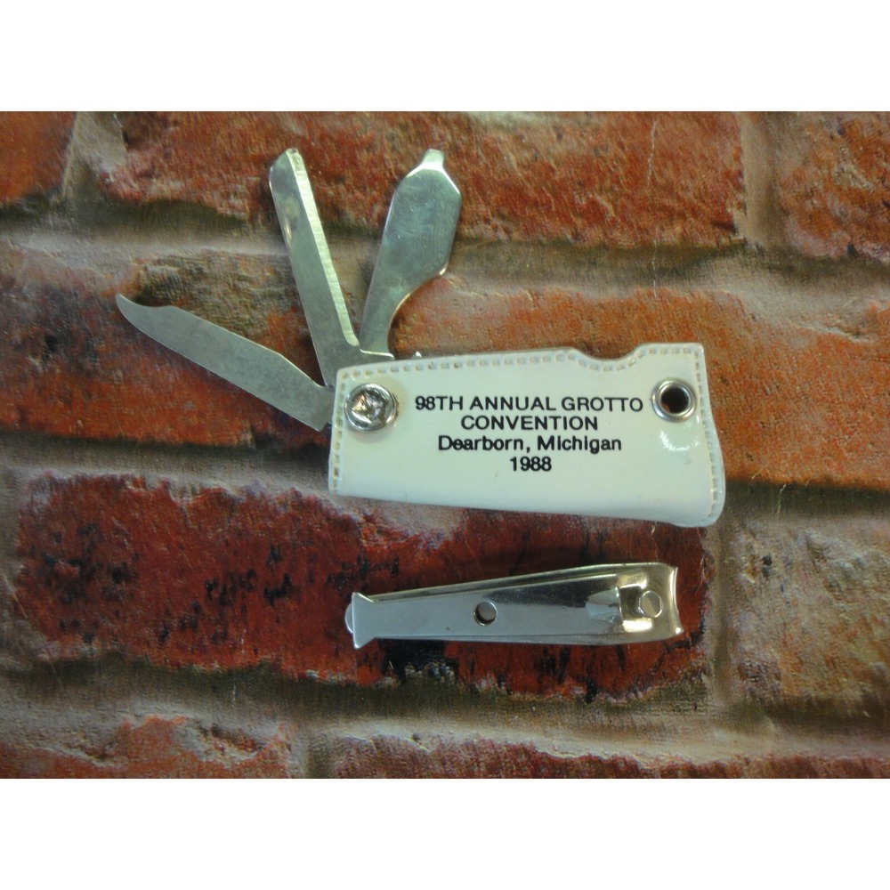 96th annual Grotto convention dearborn michigan 1988 knife manicure set USA MADE